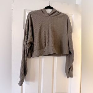 Alo Yoga Muse hoodie shadow grey size Medium